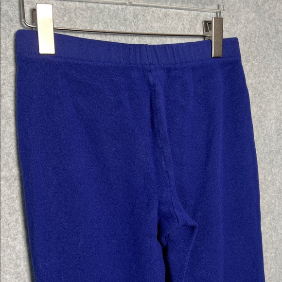 St. John Women’s Wool Blend High Rise Flared Cropped Blue Pants Sz 4 - Picture 4 of 5